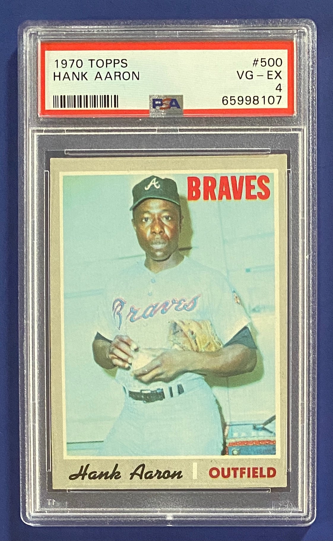 1969 Topps Hank Aaron Vintage Baseball Cards SEE DESCRIPTION 