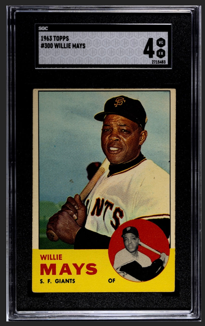 Willie Mays 1963 Topps SGC 4