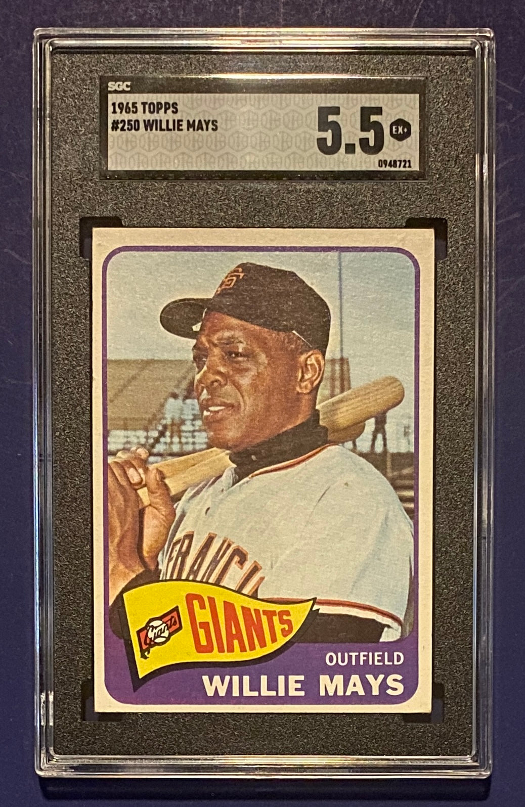 Willie Mays 1965 Topps SGC 5.5