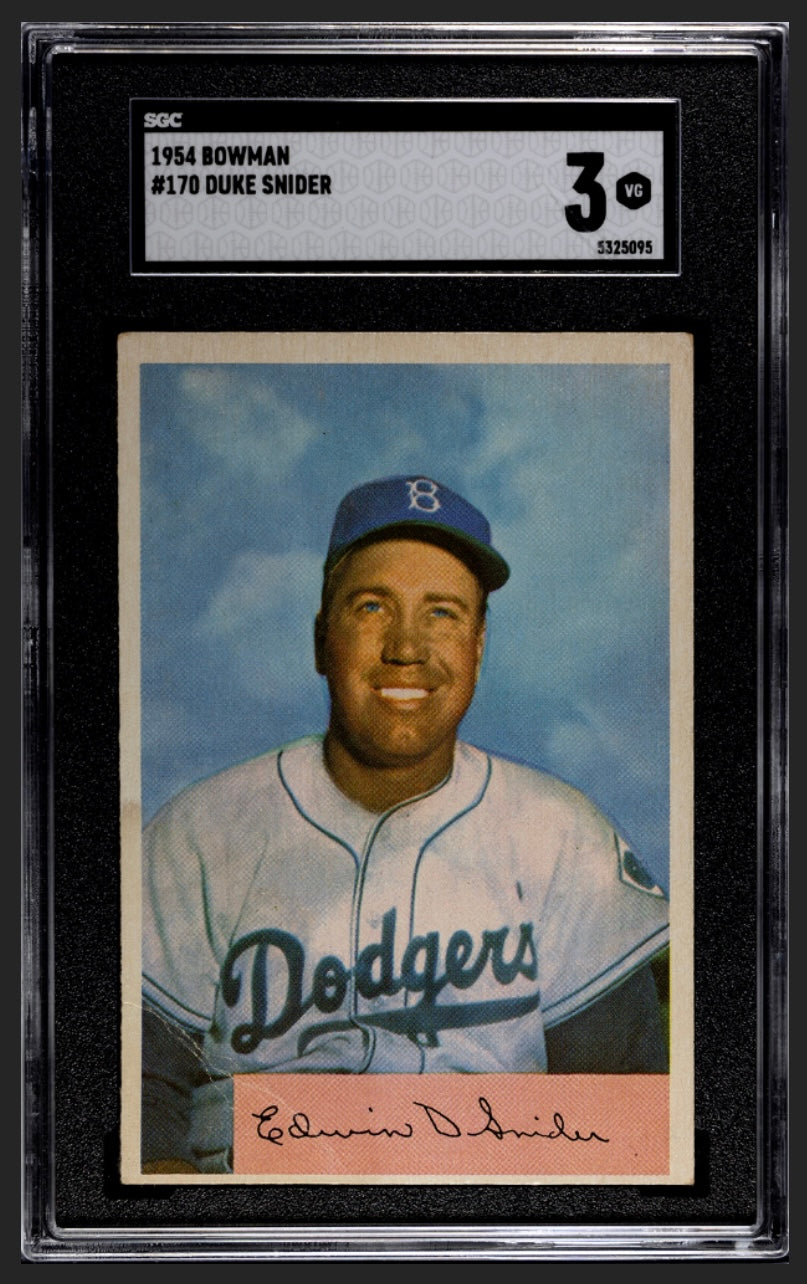 Duke Snider 1954 Bowman SGC 3