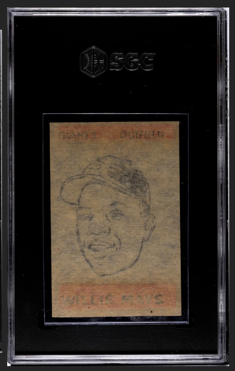 Willie Mays 1965 Topps Transfers SGC 2