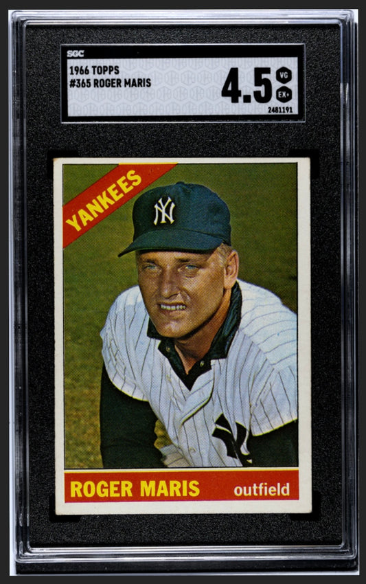 Roger Maris 1966 Topps SGC 4.5