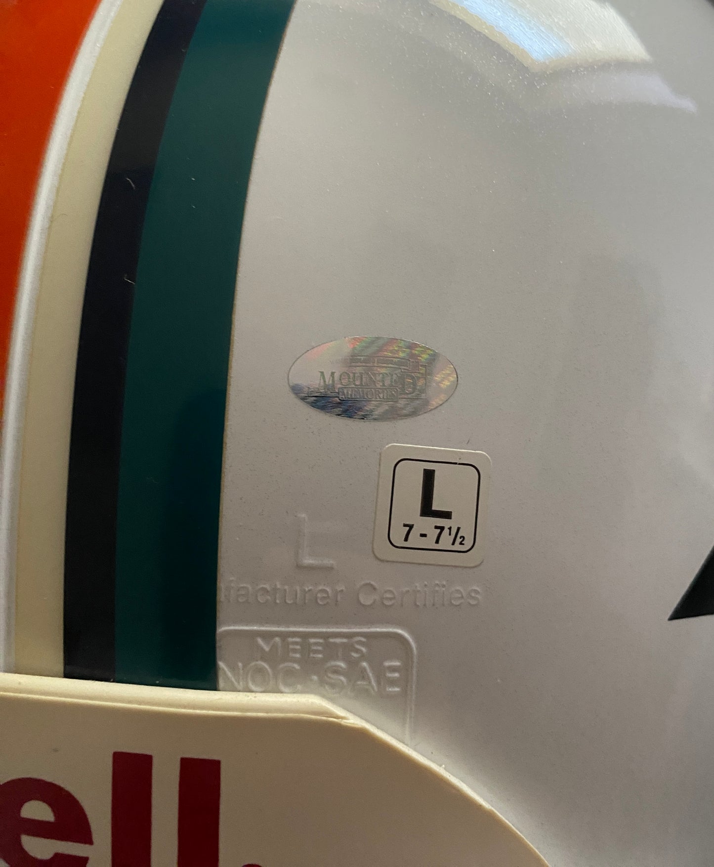 Ricky Williams Signed Full Size Authentic Dolphins Helmet