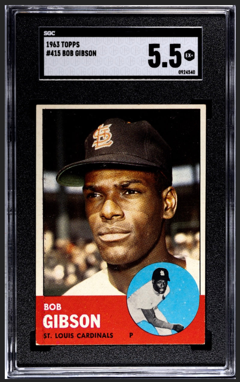 Bob Gibson 1963 Topps SGC 5.5