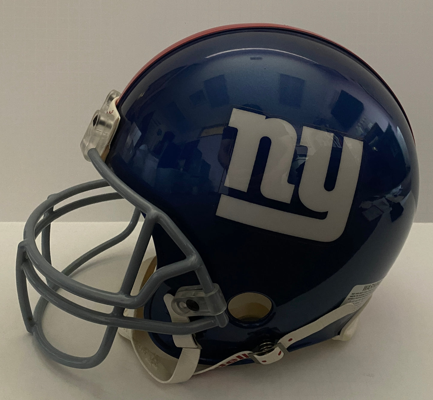 Michael Barrow Signed Full Size Authentic Giants Helmet