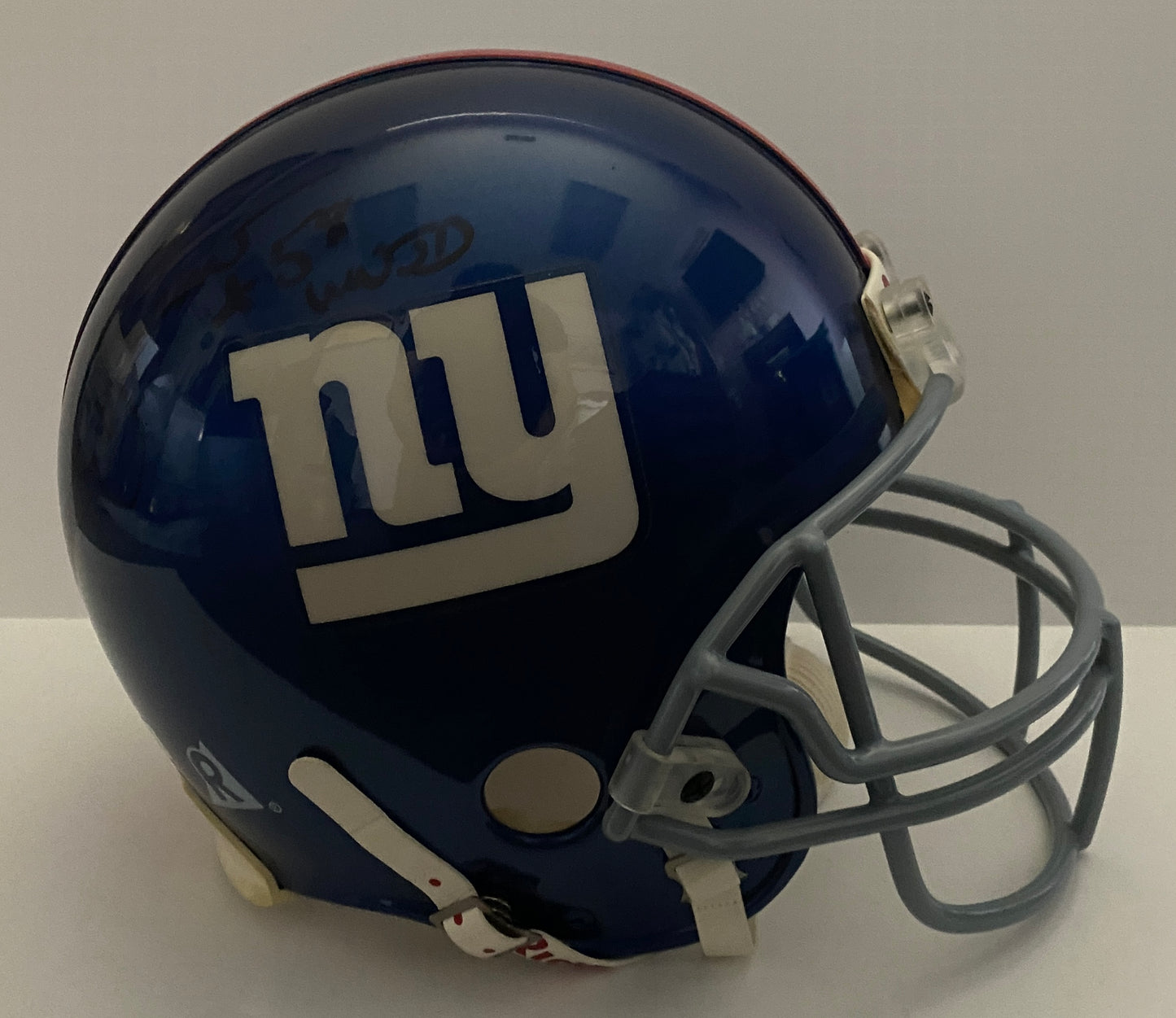 Michael Barrow Signed Full Size Authentic Giants Helmet