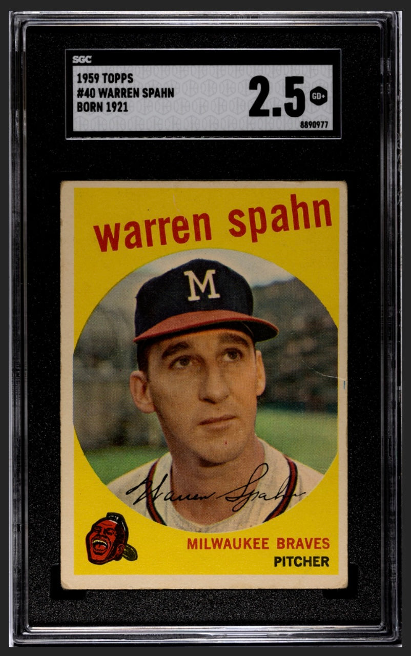 Warren Spahn 1959 Topps 2.5