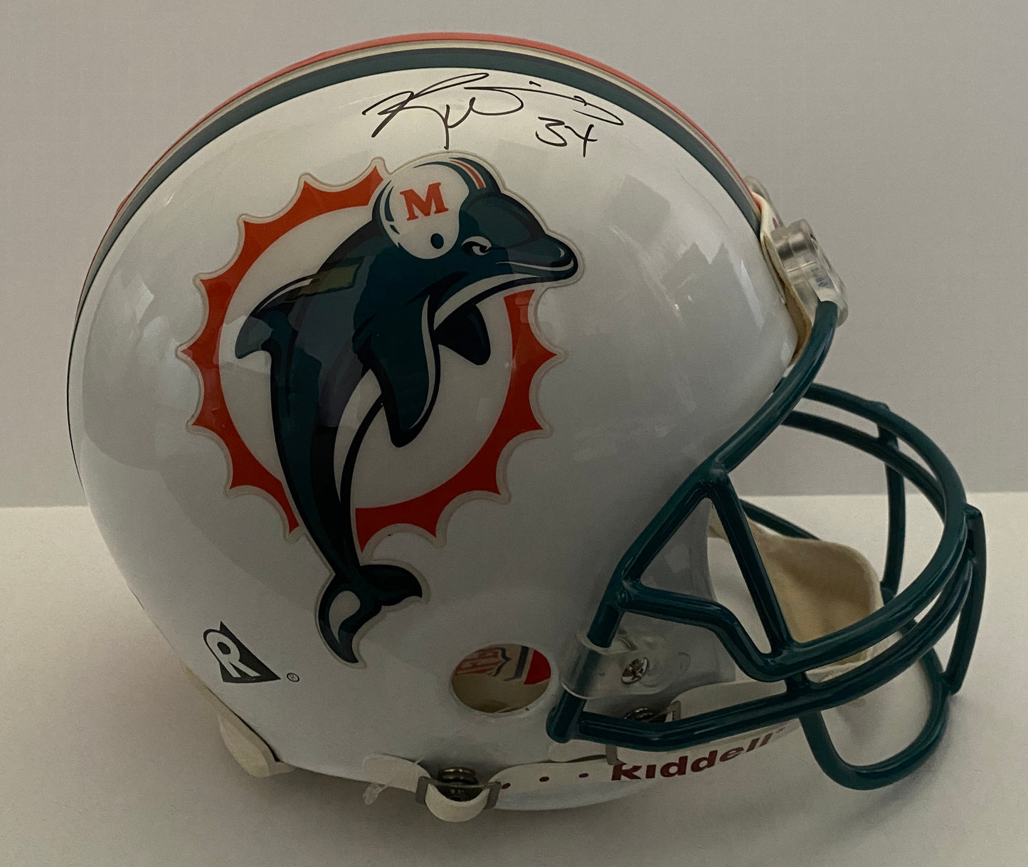 Ricky Williams Signed Full Size Authentic Dolphins Helmet