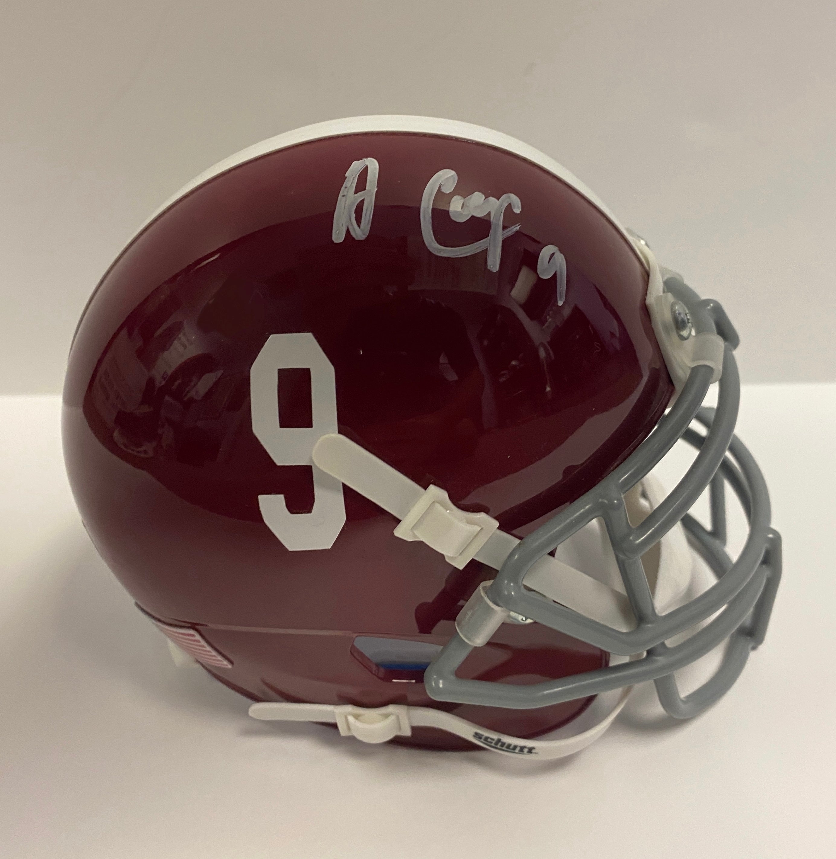 Amari Copper Signature Alabama football selling mini helmet