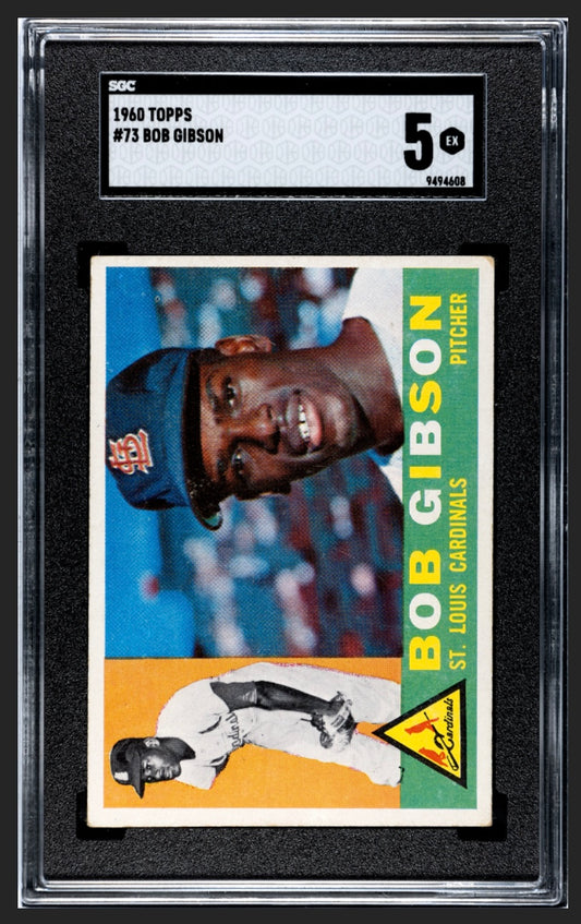 Bob Gibson 1960 Topps SGC 5