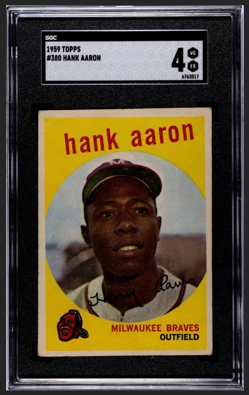 Hank Aaron 1959 Topps SGC 4