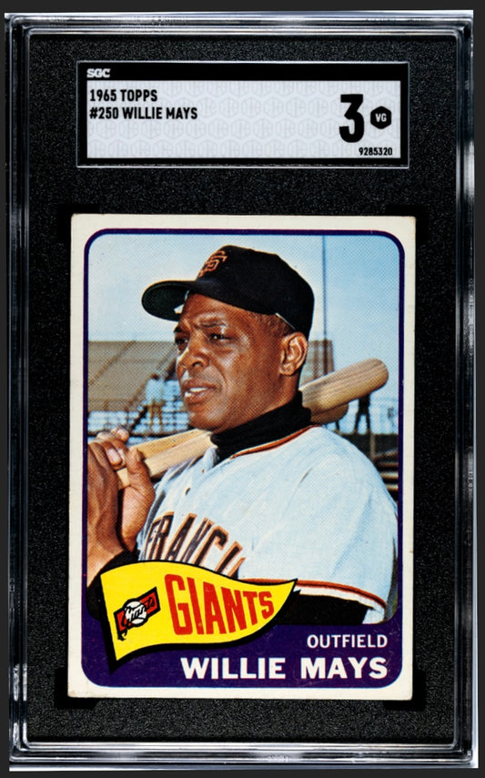 Willie Mays 1965 Topps SGC 3