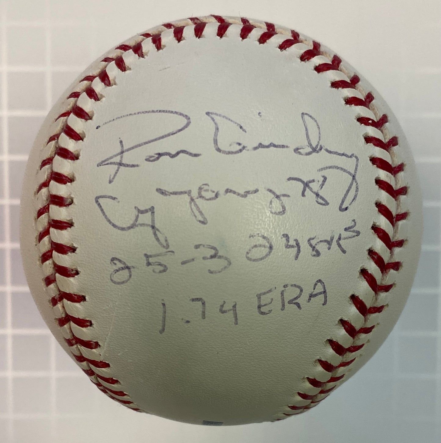 Ron Guidry Signed Baseball