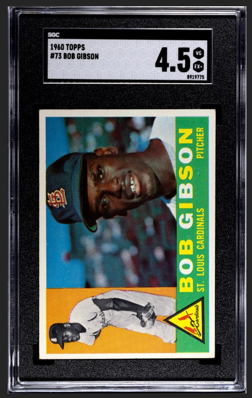 Bob Gibson 1960 Topps SGC 4.5