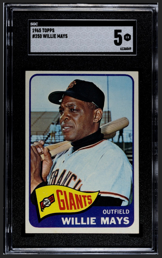 Willie Mays 1965 Topps SGC 5