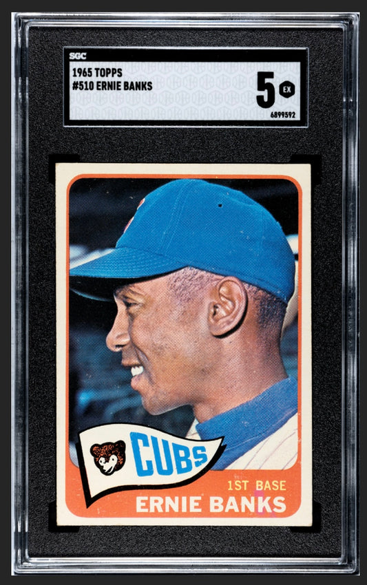 Ernie Banks 1965 Topps SGC 5