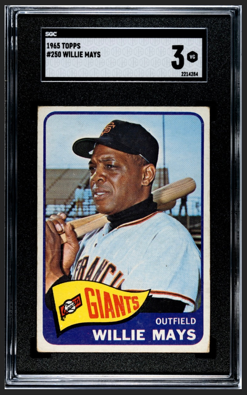 Willie Mays 1965 Topps SGC 3