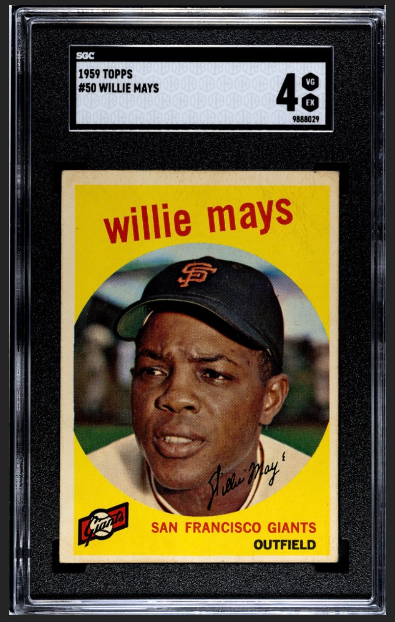 Willie Mays 1959 Topps SGC 4